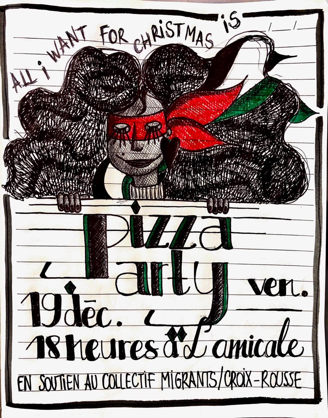L'Amicale du Futur, 31 rue Sébastien Gryphe Lyon 7e VEN 19/12- 18H – PIZZAS PARTY