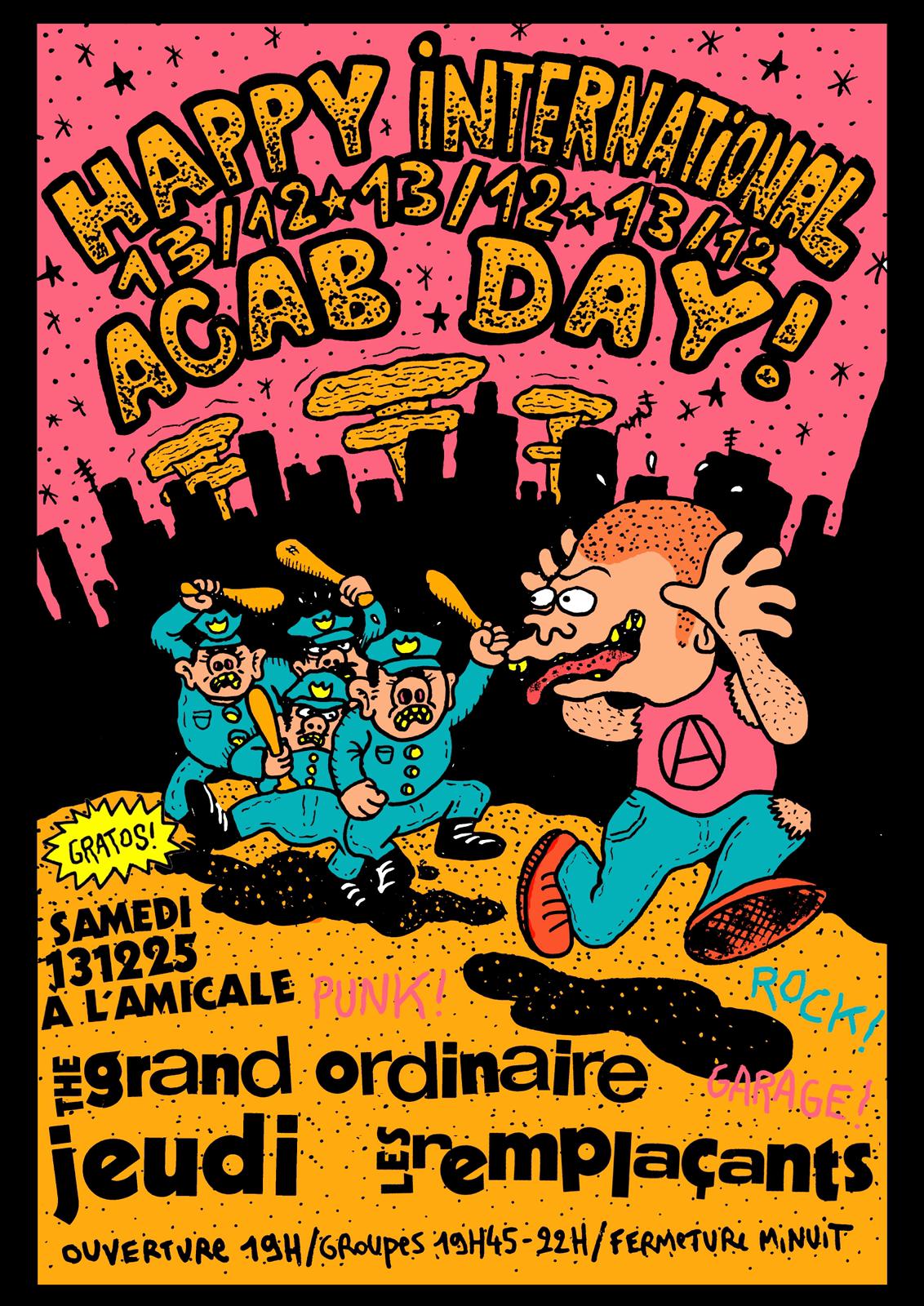 L'Amicale du Futur, 31 rue Sébastien Gryphe Lyon 7e SAM 13/12 -19H00: CONCERT: THE GRAND ORDINAIRE + LES REMPLAÇANTS